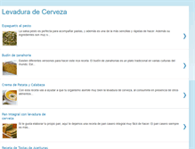 Tablet Screenshot of levaduracerveza.com
